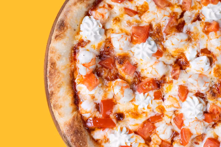 Пицца С креветками