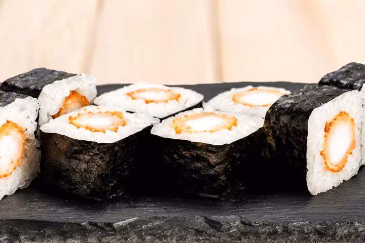 Ролл Хосомаки Креветка в Кляре