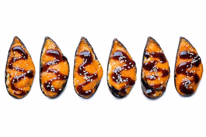 Запеченные Мидии