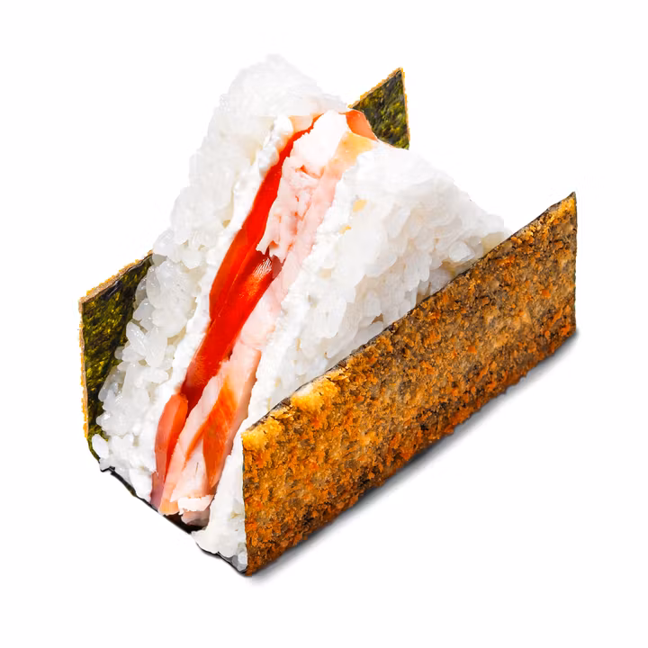 Жареный Онигири Курица